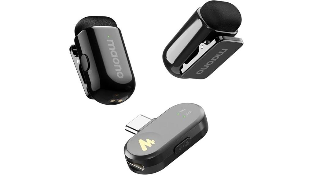 mini wireless lavalier microphone