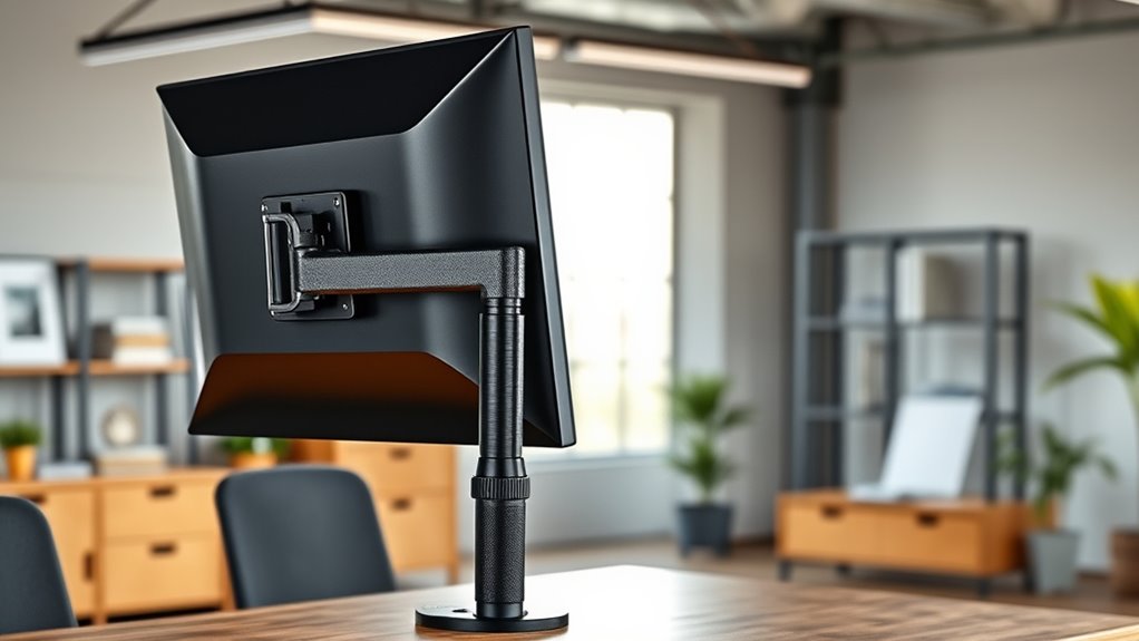 monitor arm weight and durability