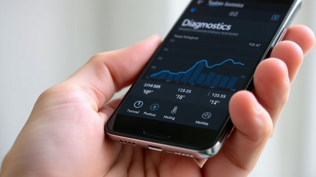monitor phone temperature regularly