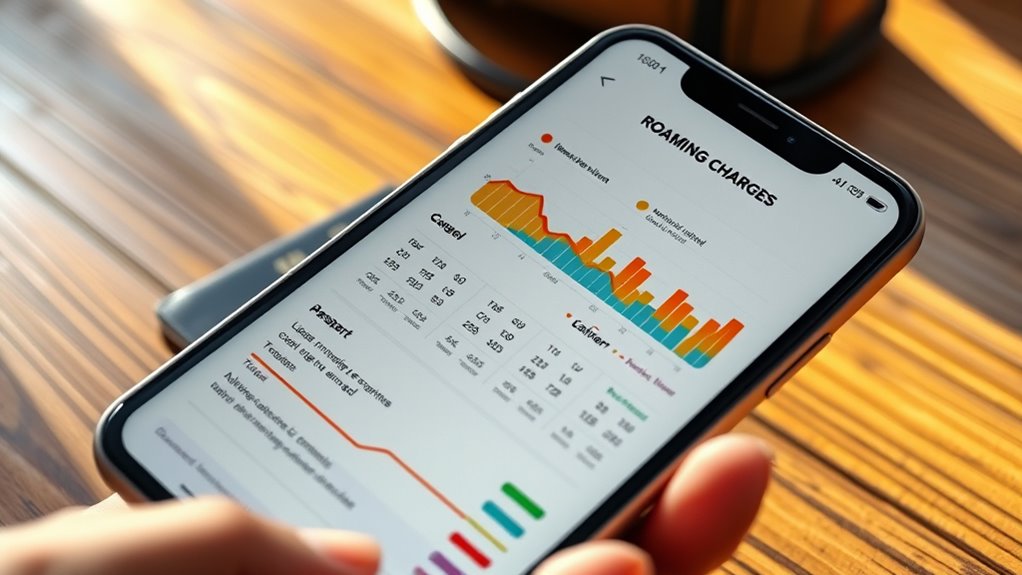 monitor roaming charges regularly