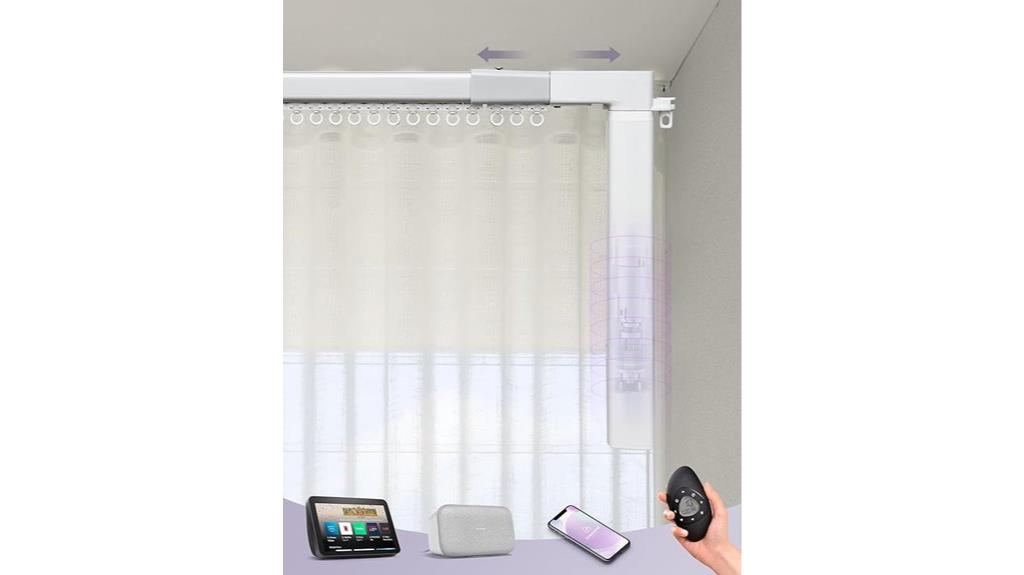 motorized smart curtain track