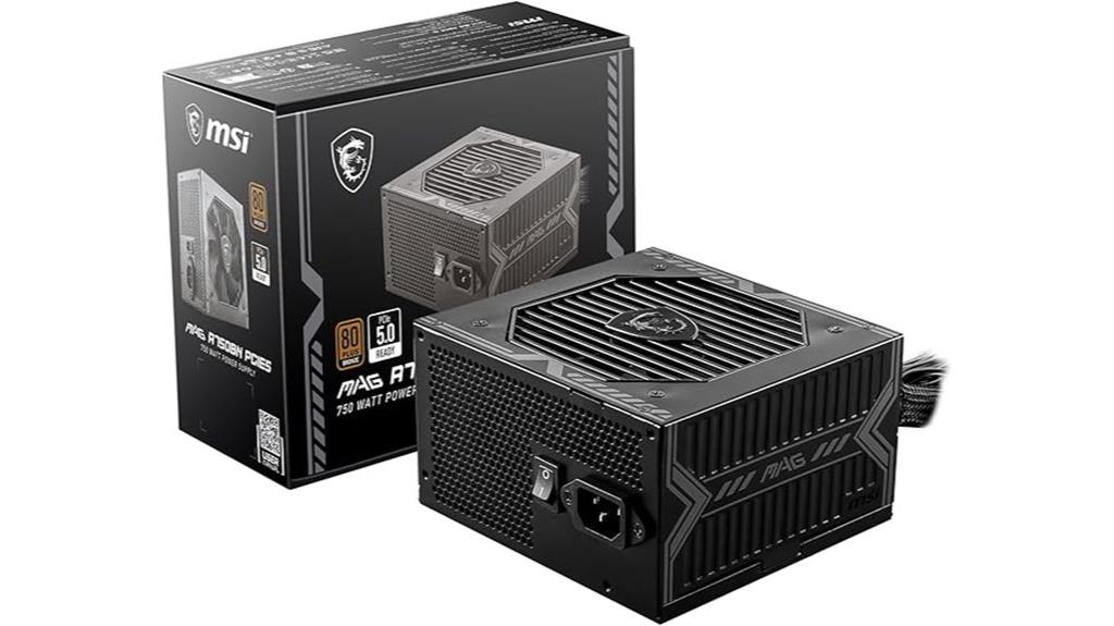 msi pcie 5 power supply