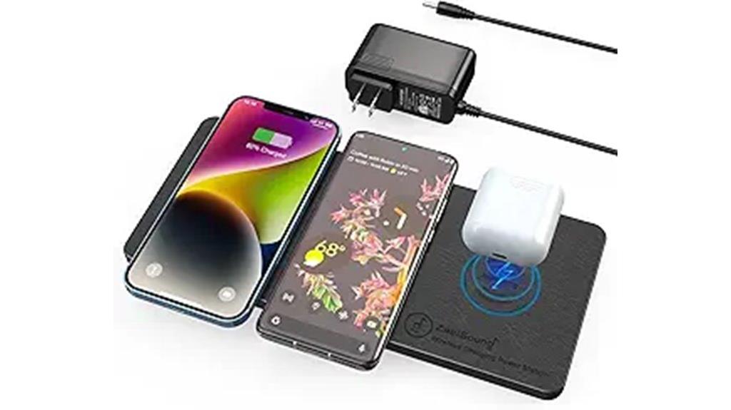 multi device wireless charging station