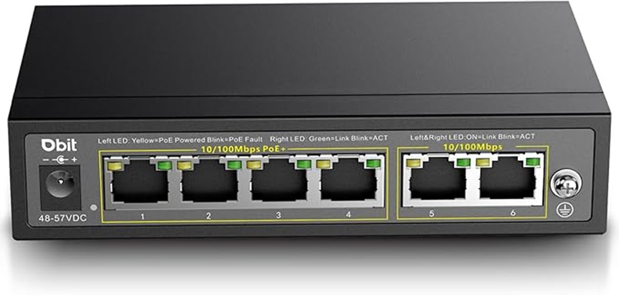 poe switch with uplink