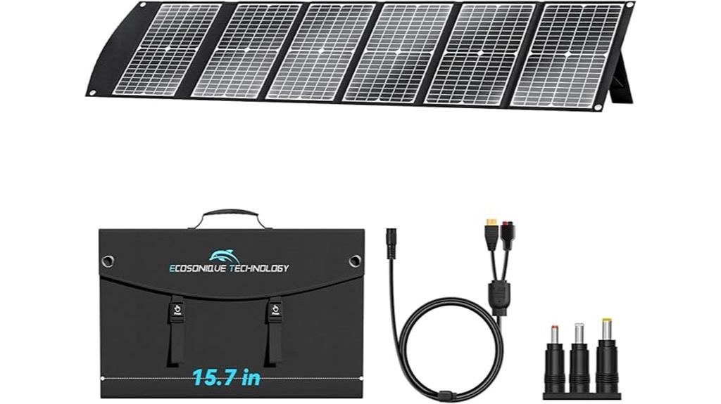 portable 100w foldable solar panel