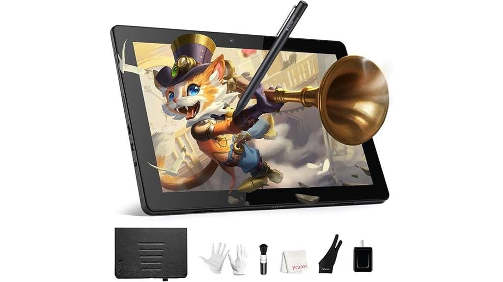 portable 10 1 inch fhd drawing tablet