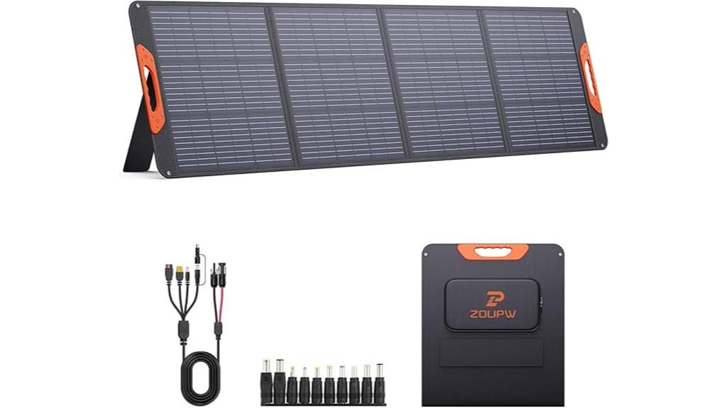 portable 200w foldable solar