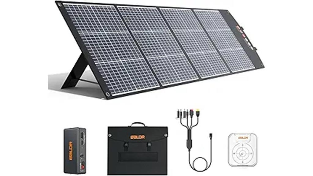 portable camping solar panel