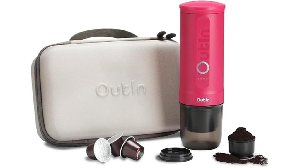 portable espresso maker with bag