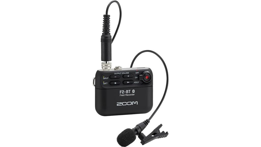 portable recorder with wireless mic