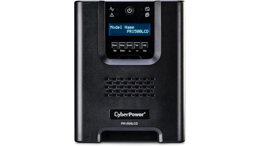 power backup with lcd