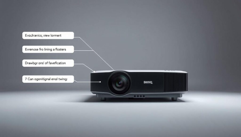 pros and cons of BenQ X3000i projector evaluation