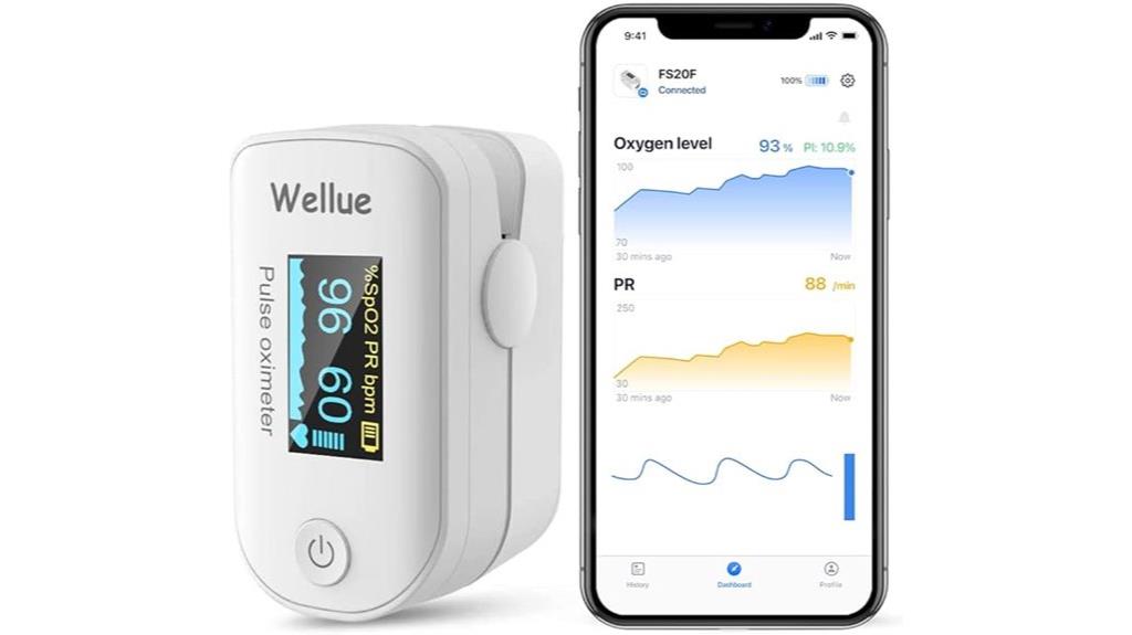 pulse oximeter with accessories