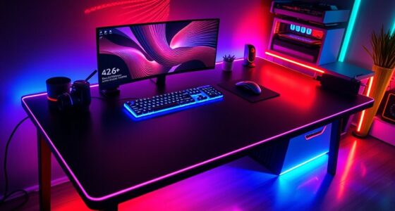 rgb gaming desk ideas