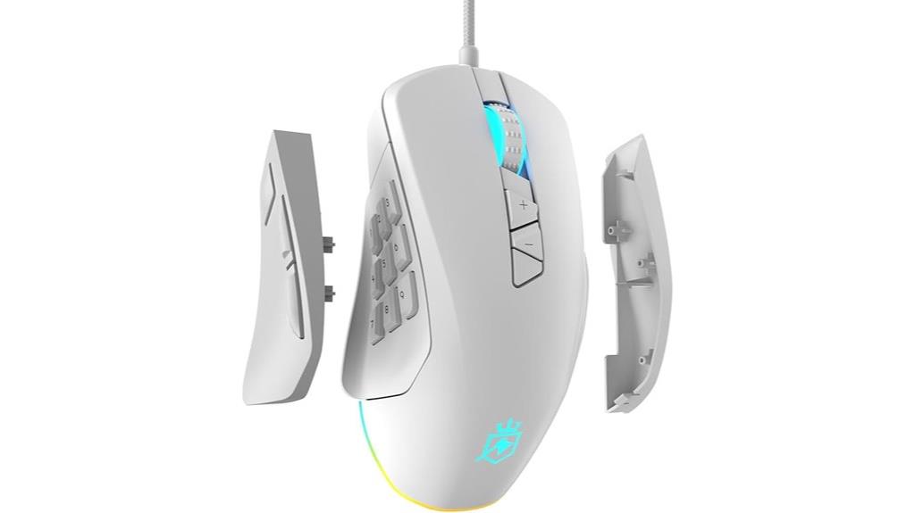 rgb programmable wired mouse