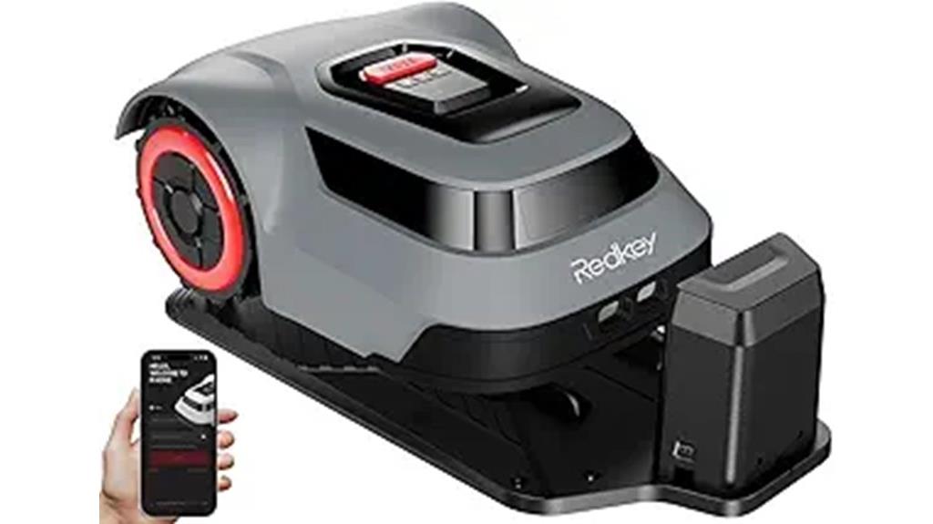 robot mower with boundary wires