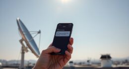 satellite phone messaging system