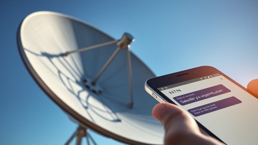 satellite to device signal transmission