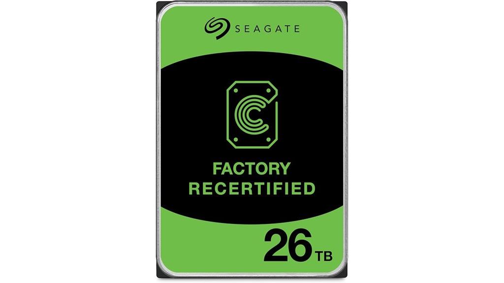 seagate recertified 26tb drive