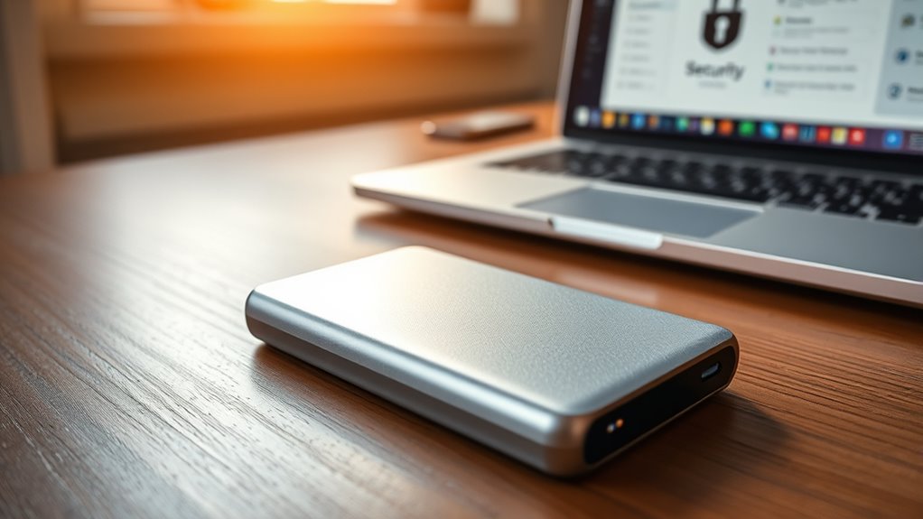 secure portable external storage
