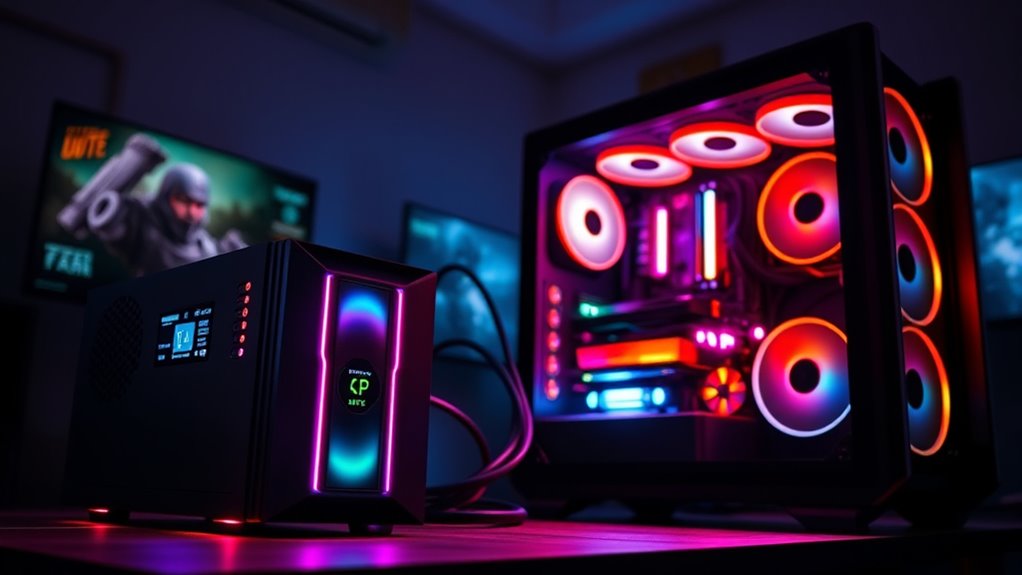 selecting gaming ups features