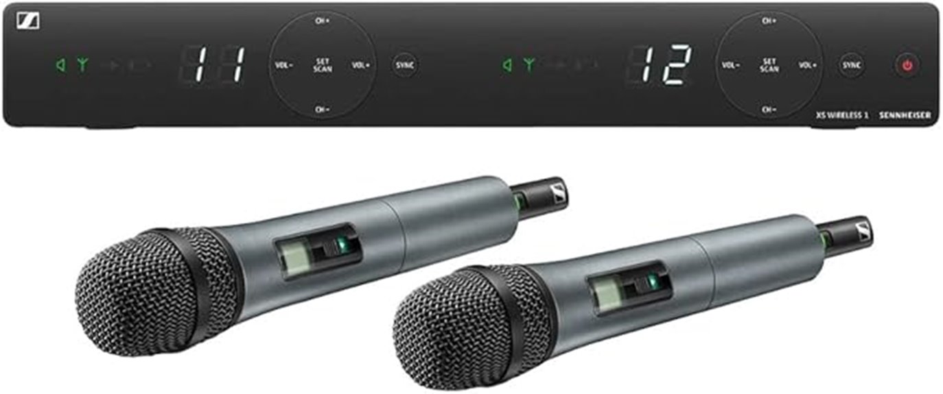 sennheiser dual wireless microphone