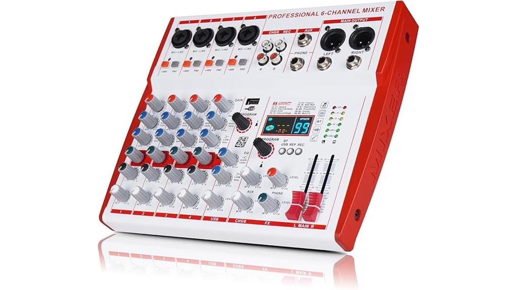 six channel dj mixer