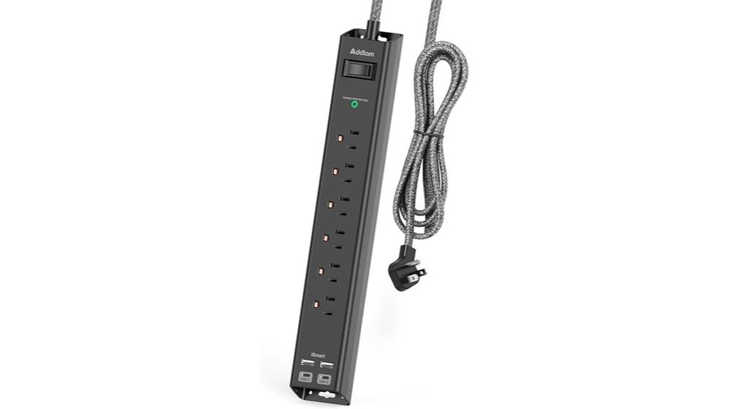 six outlets four usbs