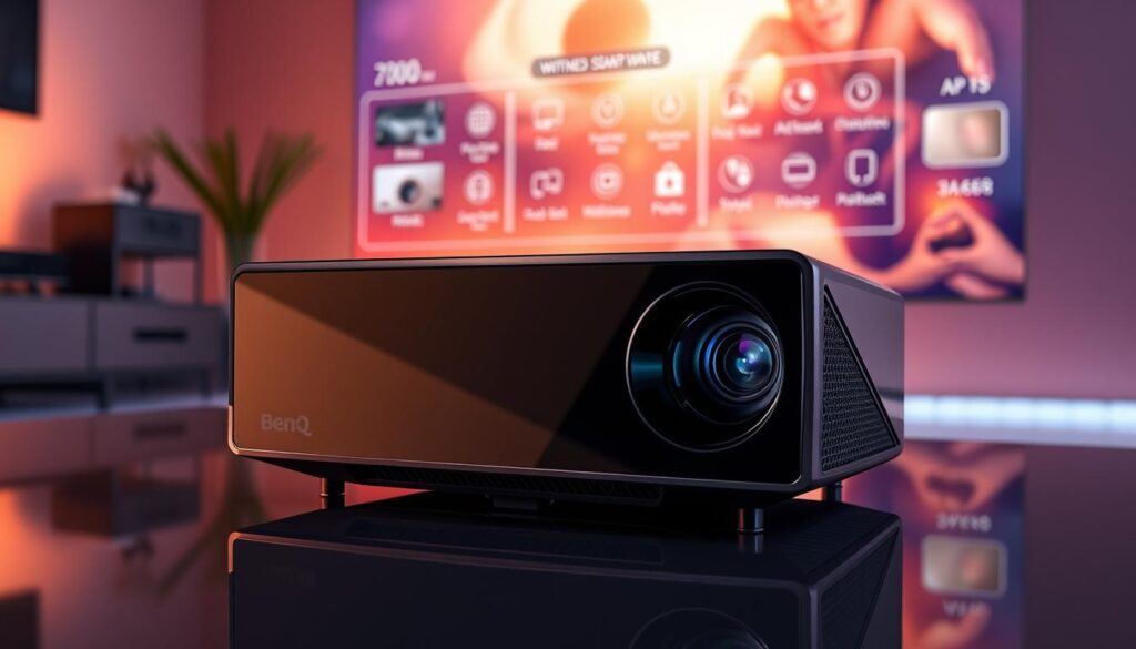 smart features and connectivity of the BenQ X3000i