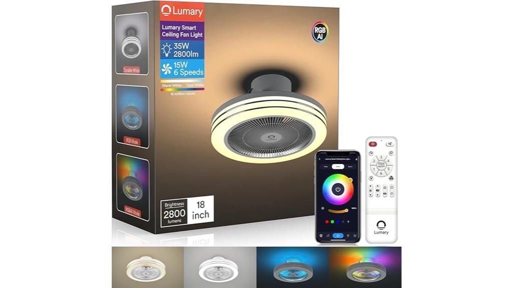 smart ceiling fan light