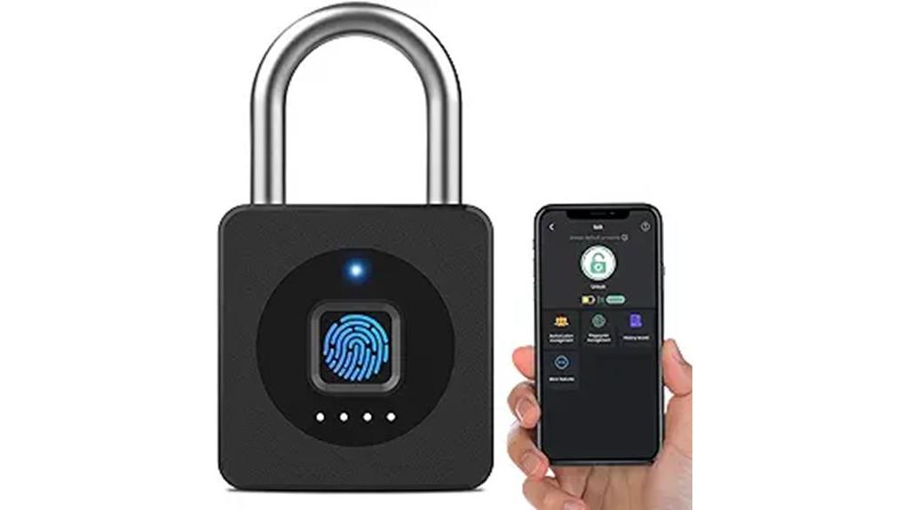 smart fingerprint gym lock