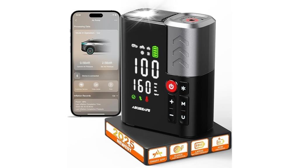 smart portable tire inflator