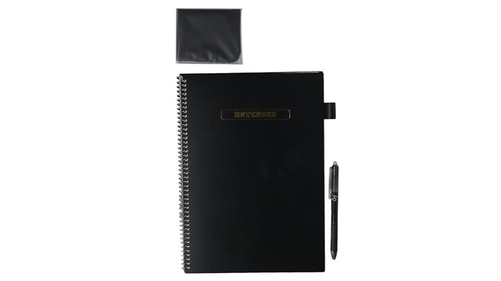 smart reusable a4 notebook