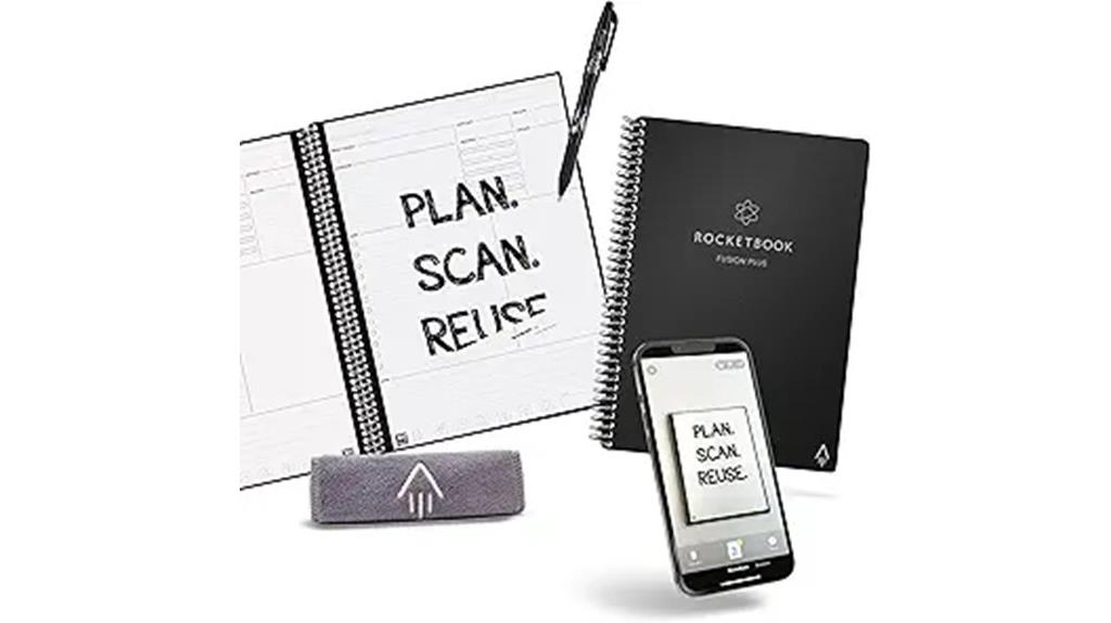 smart reusable notebook planner