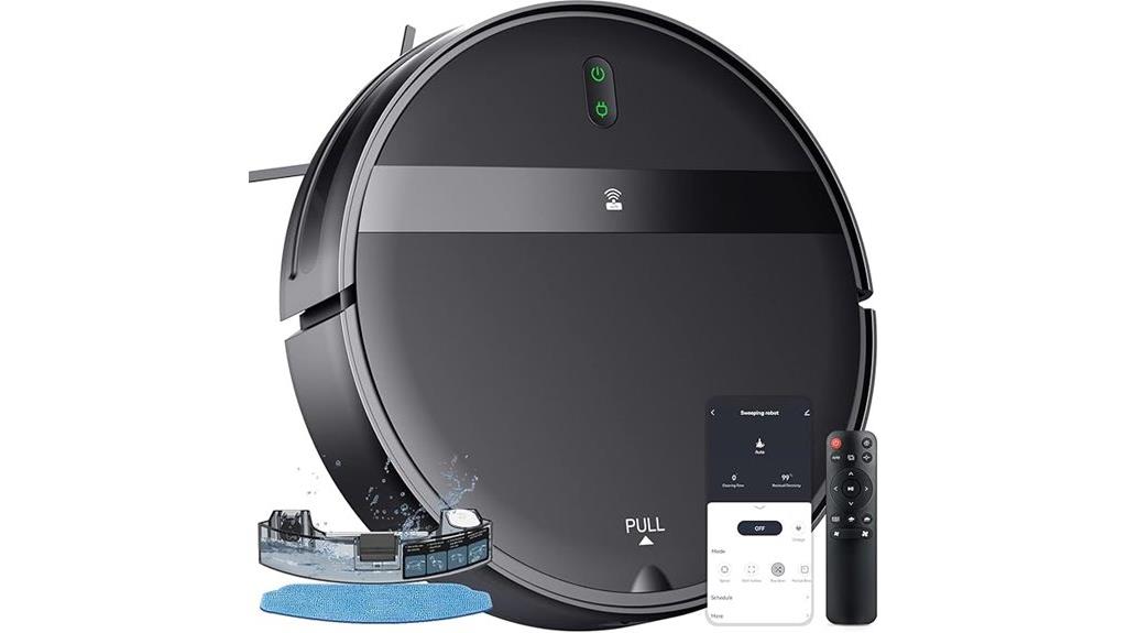 smart wifi mop vacuum