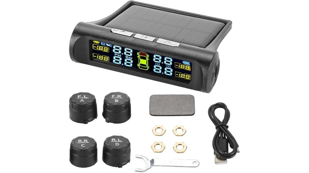 solar powered tire monitor