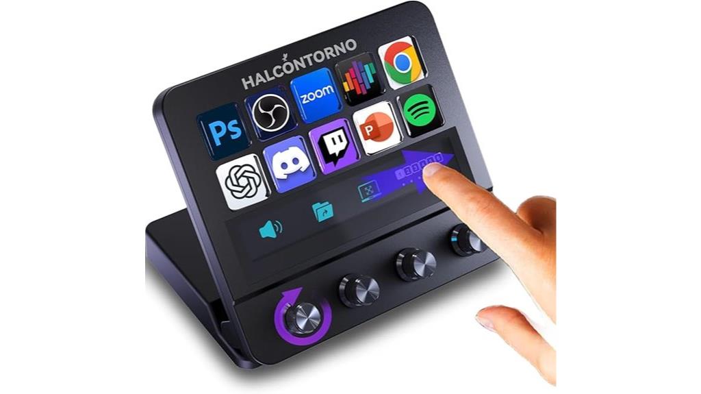 stream dock with knobs