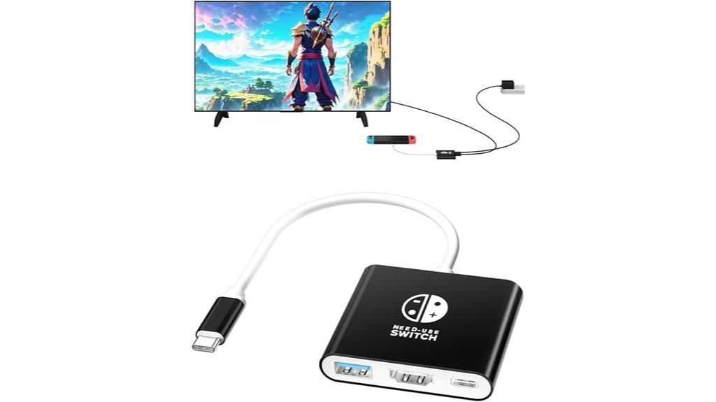 switch oled tv dock