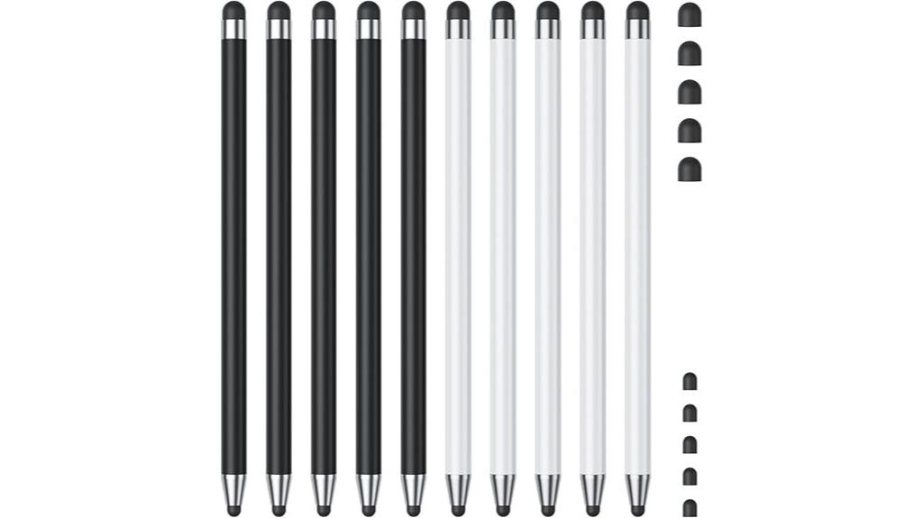 ten pack touchscreen styluses