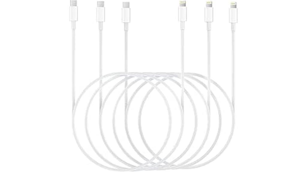 three pack 6 6ft certified