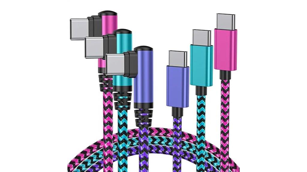 three pack nylon usb c