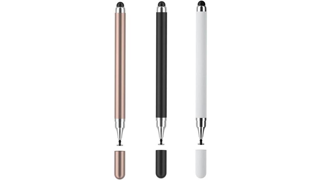 three pack touch screen styluses