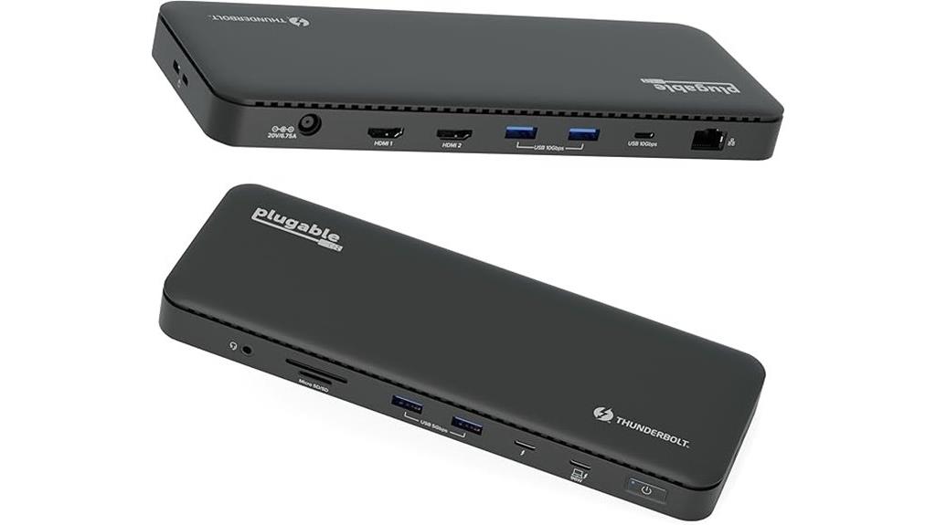 thunderbolt 4 dock 100w charging