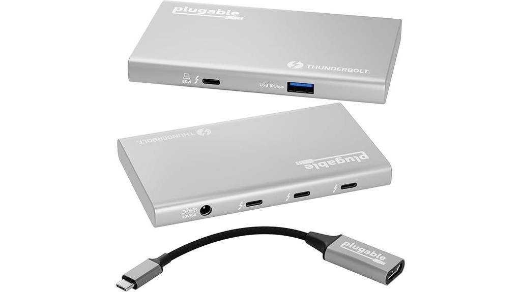 thunderbolt 4 hub with five ports