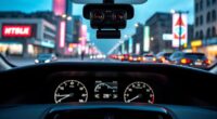 top three channel dash cam