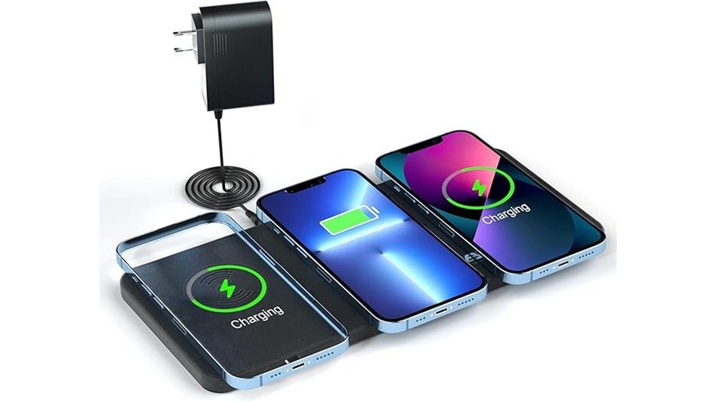 triple 15w wireless charging