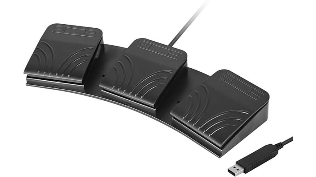 triple pedal usb switch