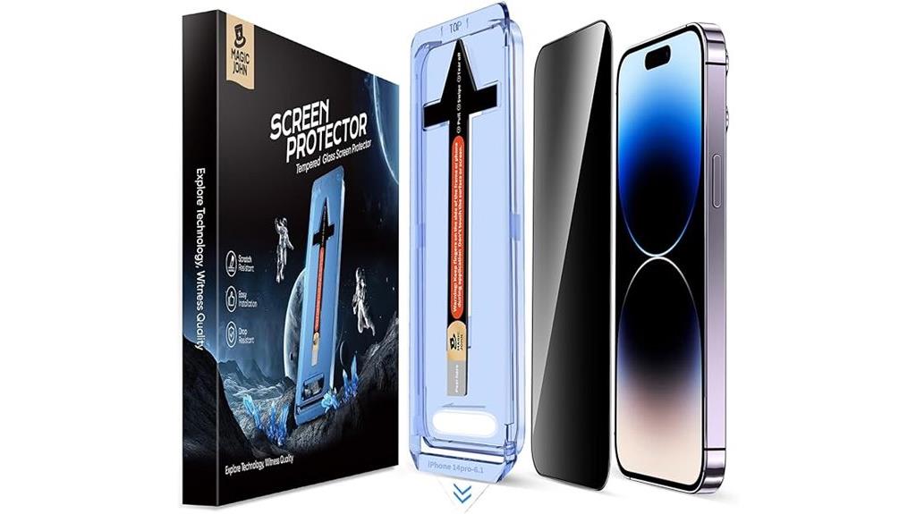 two pack iphone privacy protectors