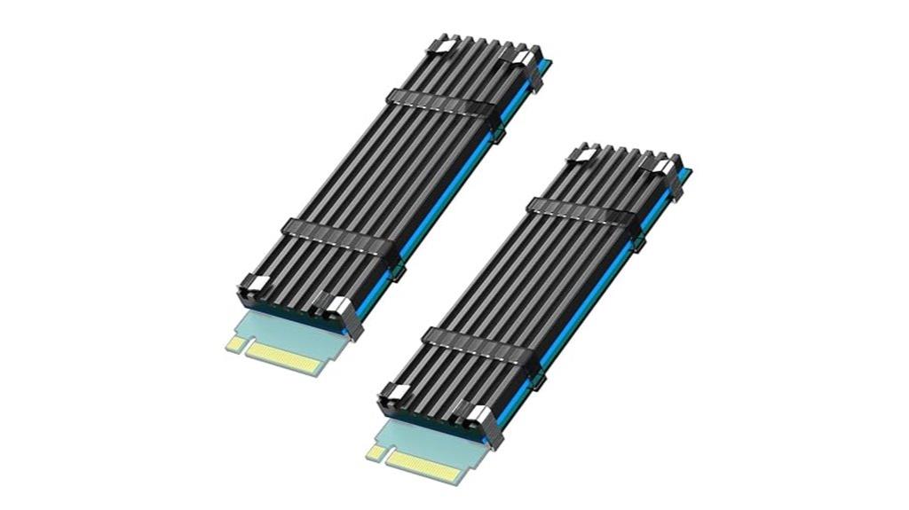 two pack m 2 heatsinks