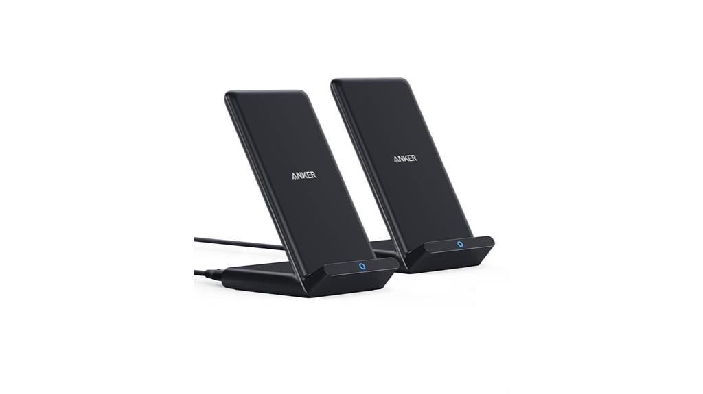 two wireless chargers pack